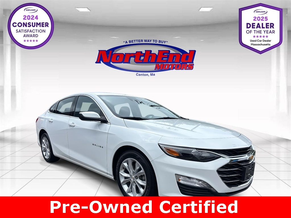 2023 Summit White Chevrolet Malibu LT FWD Sedan