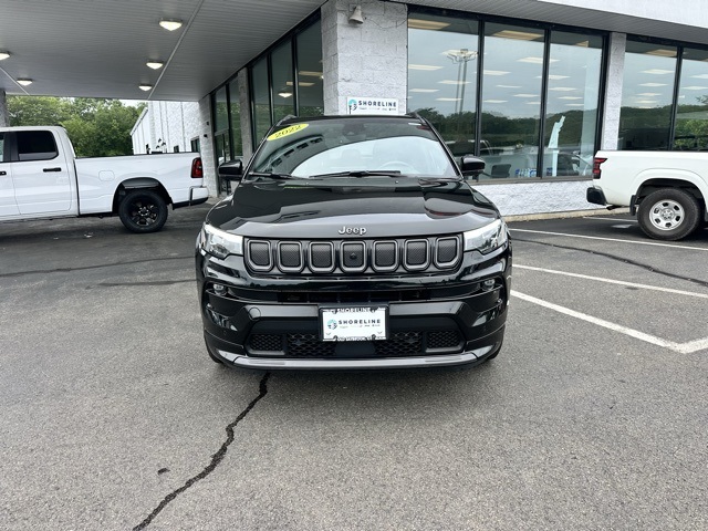 2022 Diamond Black Crystal Pearlcoat Jeep Compass High Altitude 4X4 SUV