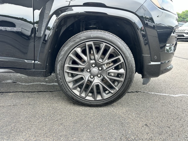 2022 Diamond Black Crystal Pearlcoat Jeep Compass High Altitude 4X4 SUV