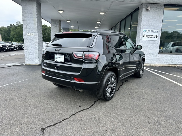 2022 Diamond Black Crystal Pearlcoat Jeep Compass High Altitude 4X4 SUV