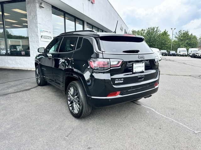2022 Diamond Black Crystal Pearlcoat Jeep Compass High Altitude 4X4 SUV