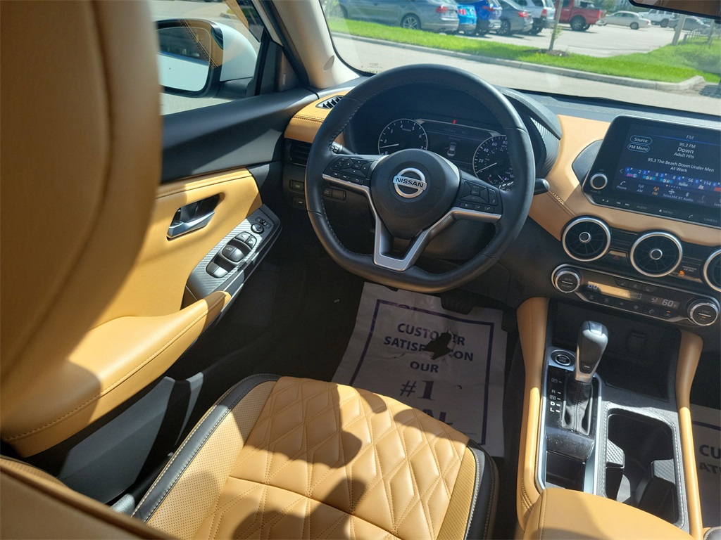 2022 Aspen White TriCoat Pearl Nissan Sentra SV FWD Sedan