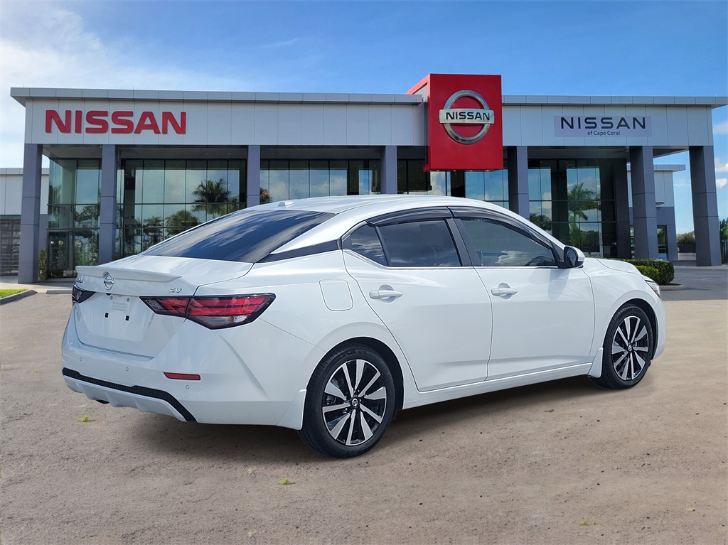 2022 Aspen White TriCoat Pearl Nissan Sentra SV FWD Sedan