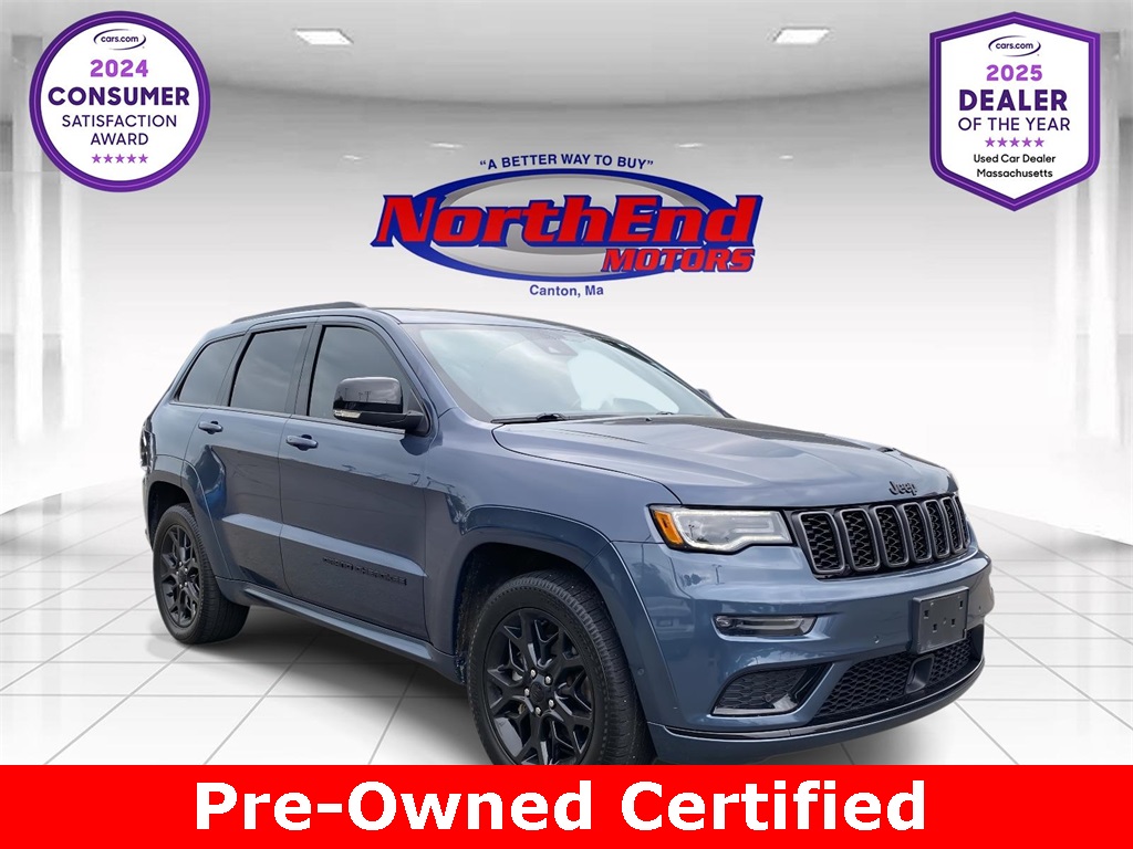 2021 Pacific Blue Clearcoat Jeep Grand Cherokee Limited X SUV