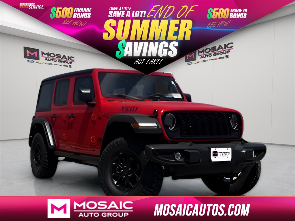 New 2025 Jeep Wrangler Willys SUVs