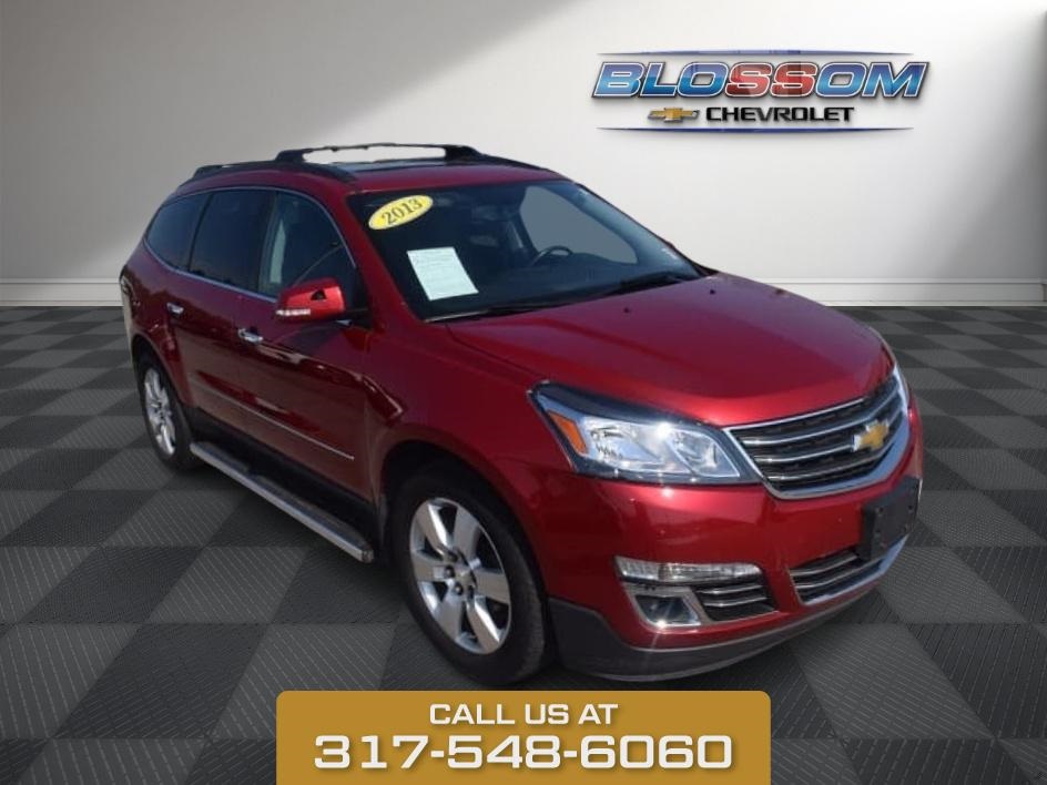 2013 Crystal Red Tint Chevrolet Traverse LTZ SUV