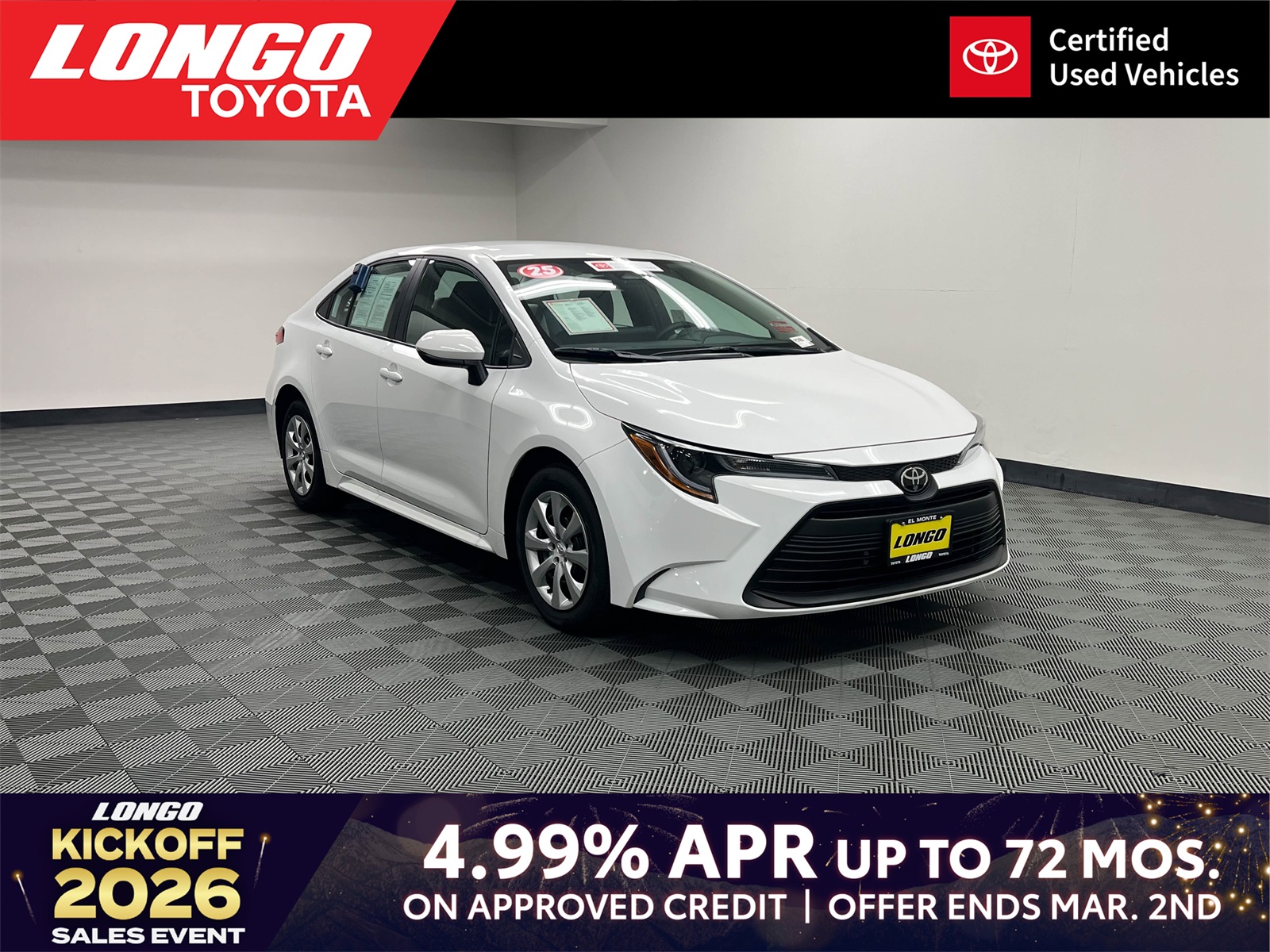 used 2025 Toyota Corolla car, priced at $23,979