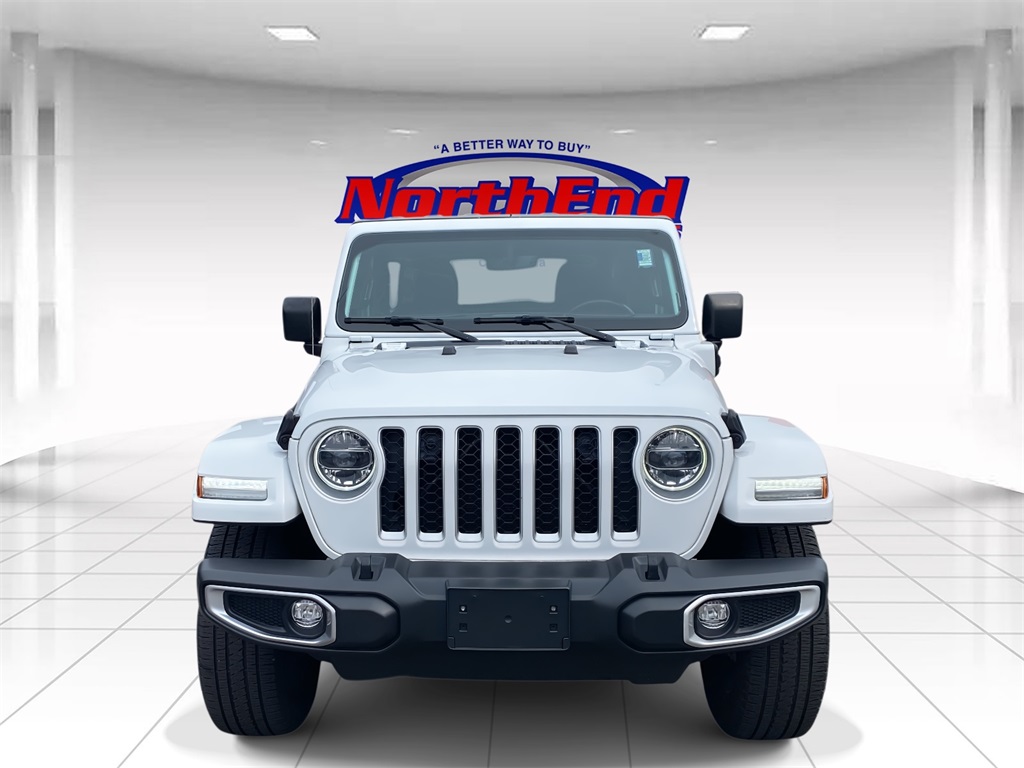 2021 Bright White Clearcoat Jeep Wrangler 4xe Unlimited Sahara 4xe 4X4 SUV