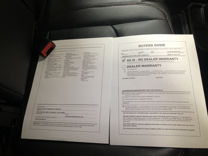 Used 2023 Jeep Wrangler SUV