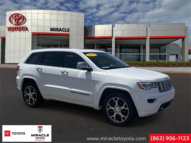 Used 2019 Jeep Grand Cherokee Overland with VIN 1C4RJECG4KC615792 for sale in Haines City, FL