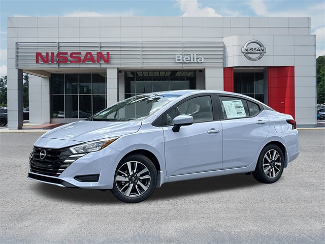 2025 Gray Sky Pearl Nissan Versa 1.6 SV FWD Sedan