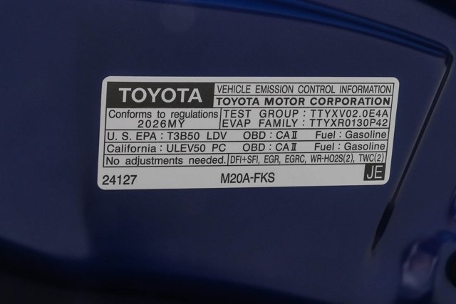 new 2026 Toyota Corolla Hatchback car, priced at $26,262