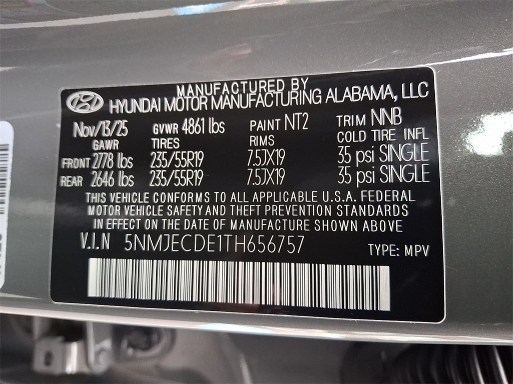 new 2026 Hyundai Tucson car, priced at $41,642