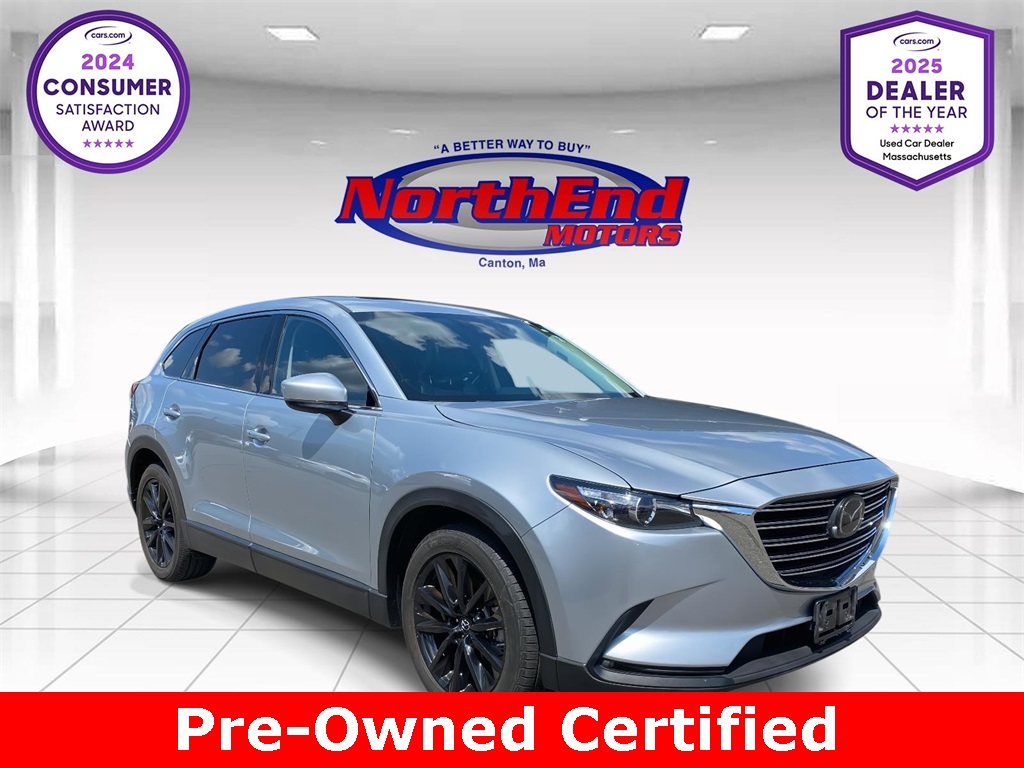 2023 Sonic Silver Metallic Mazda CX-9 Touring Plus AWD SUV