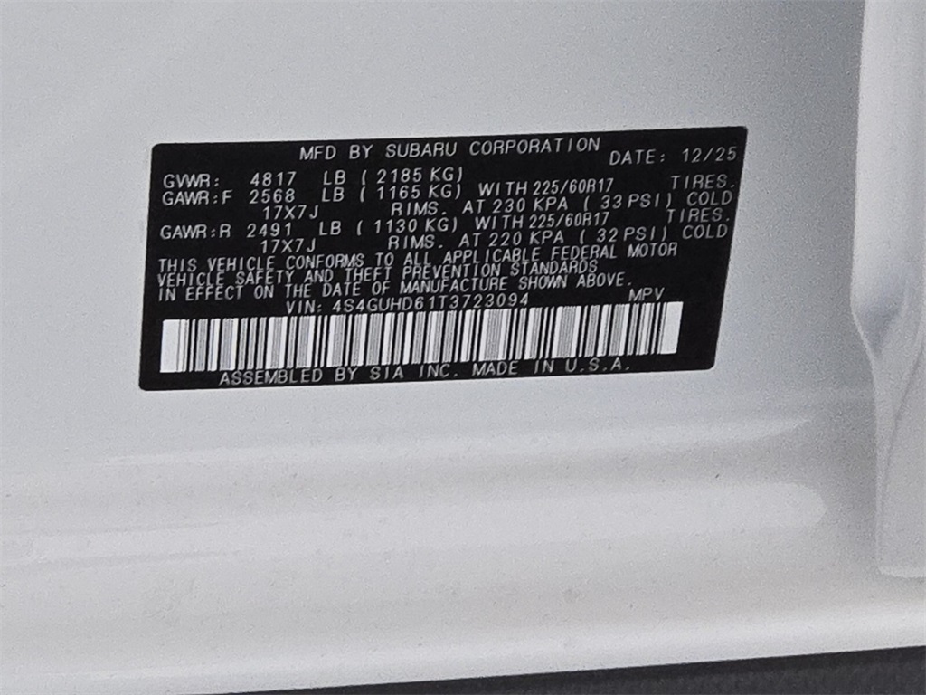 new 2026 Subaru Crosstrek car, priced at $32,234