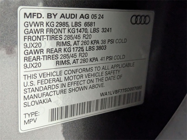 used 2025 Audi Q7 car, priced at $56,481