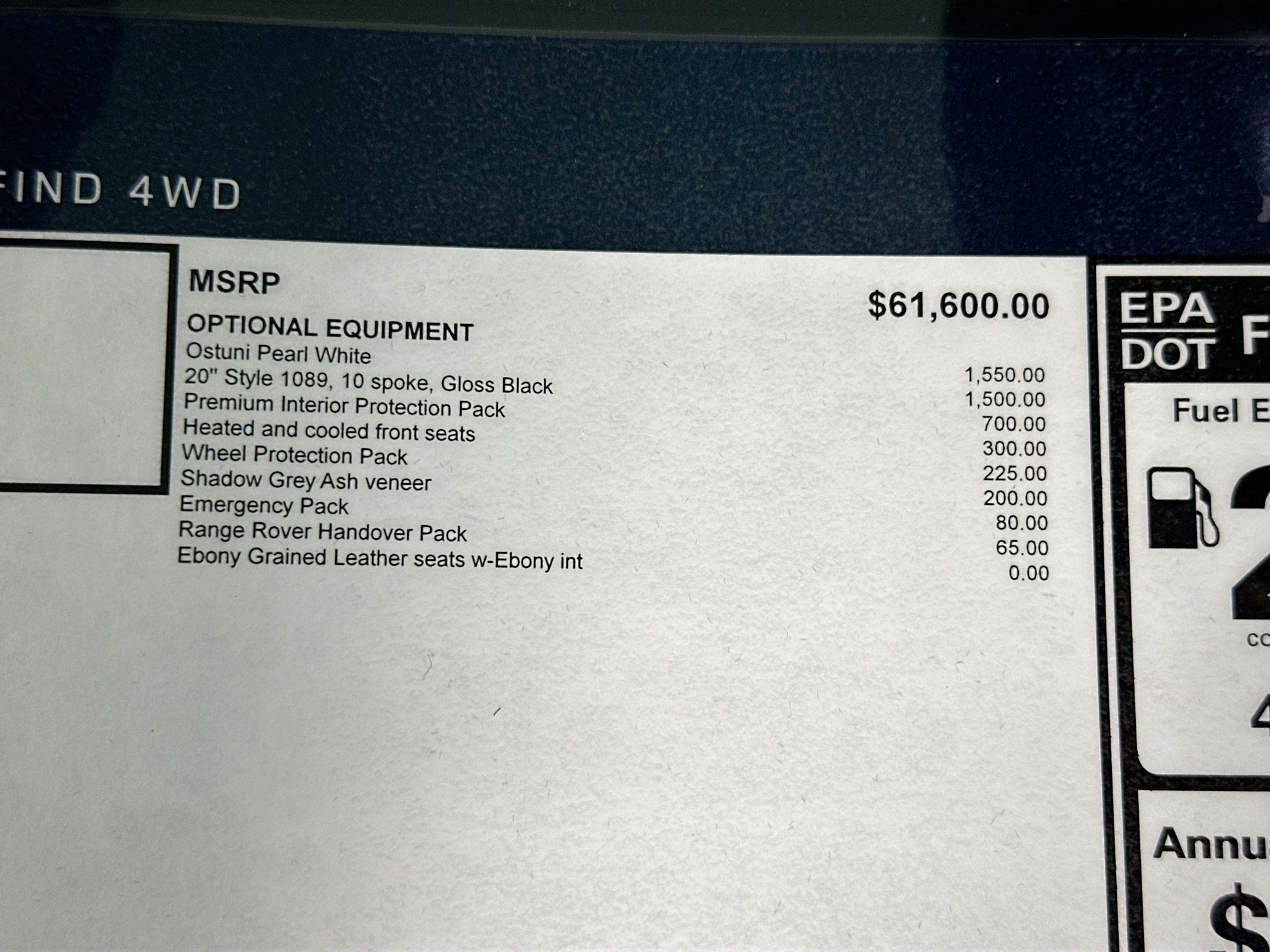 used 2026 Land Rover Range Rover Velar car, priced at $67,595