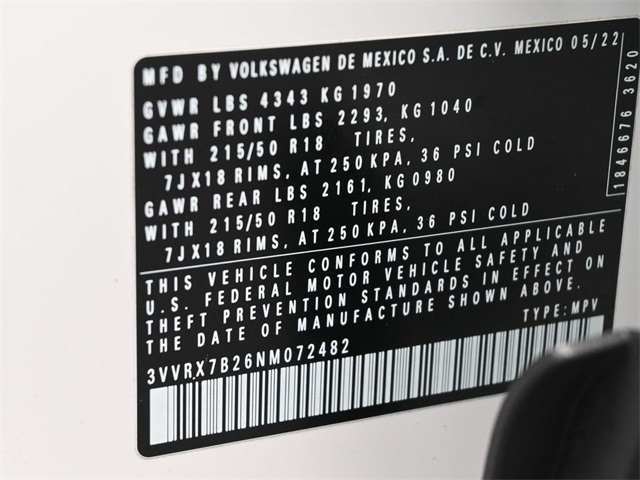 Used 2022 Volkswagen Taos SUV