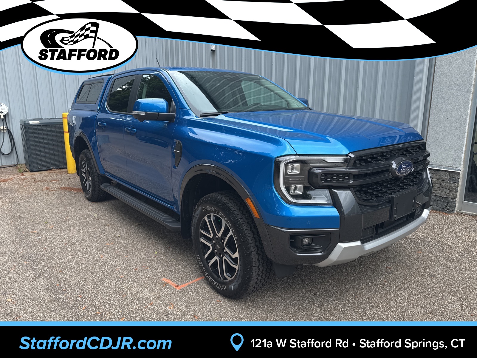 2024 Blue Metallic Ford Ranger Lariat 4X4 Truck