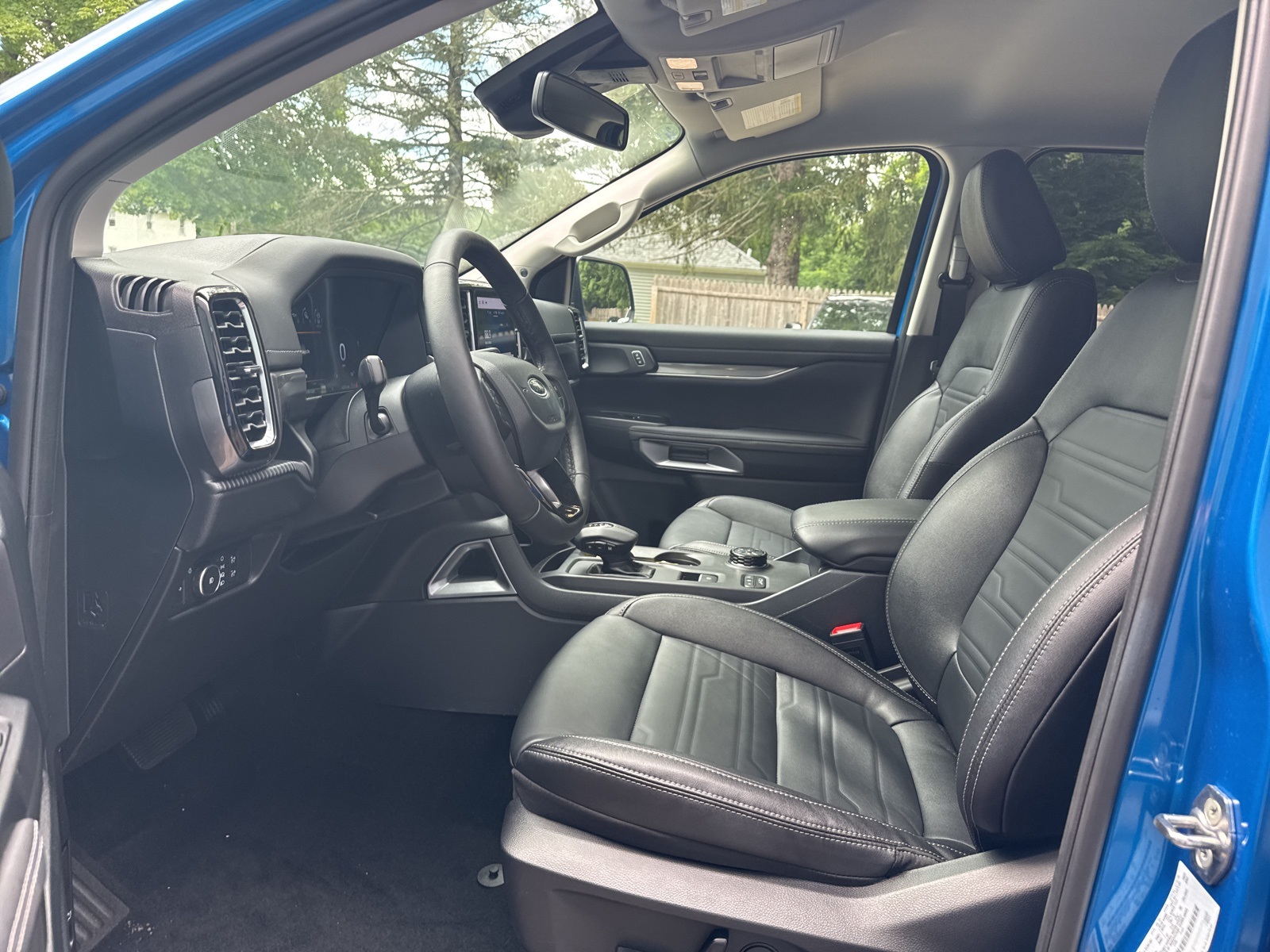 2024 Blue Metallic Ford Ranger Lariat 4X4 Truck