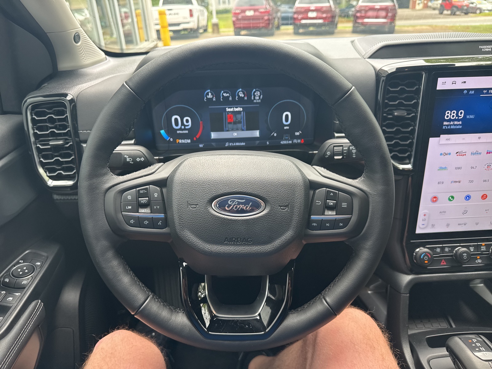 2024 Blue Metallic Ford Ranger Lariat 4X4 Truck