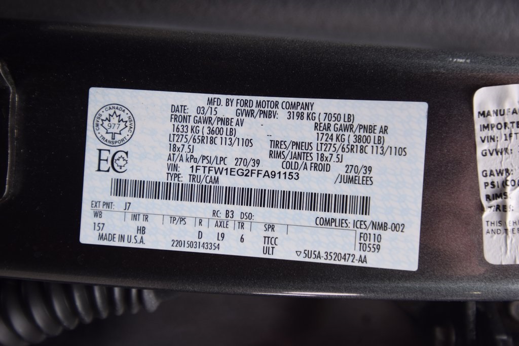 used 2015 Ford F-150 car, priced at $23,999