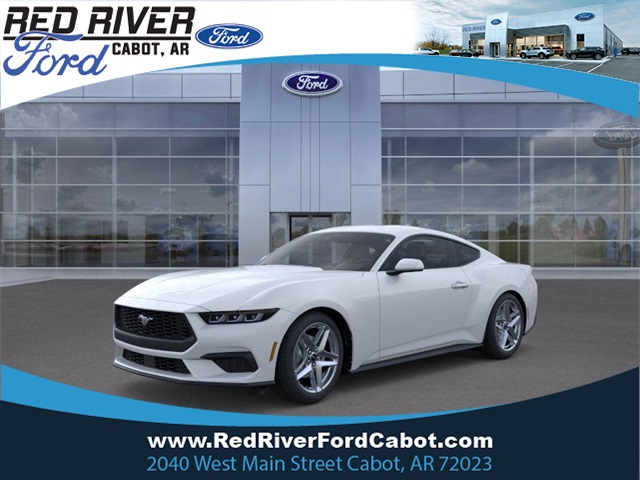 2025 Oxford White Ford Mustang EcoBoost Coupe