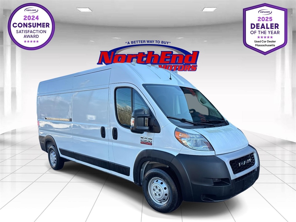 2021 Bright White Clearcoat Ram ProMaster Cargo Van High Roof Van