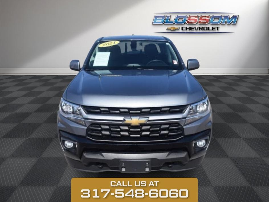 2021 Satin Steel Metallic Chevrolet Colorado LT 4X4 Truck