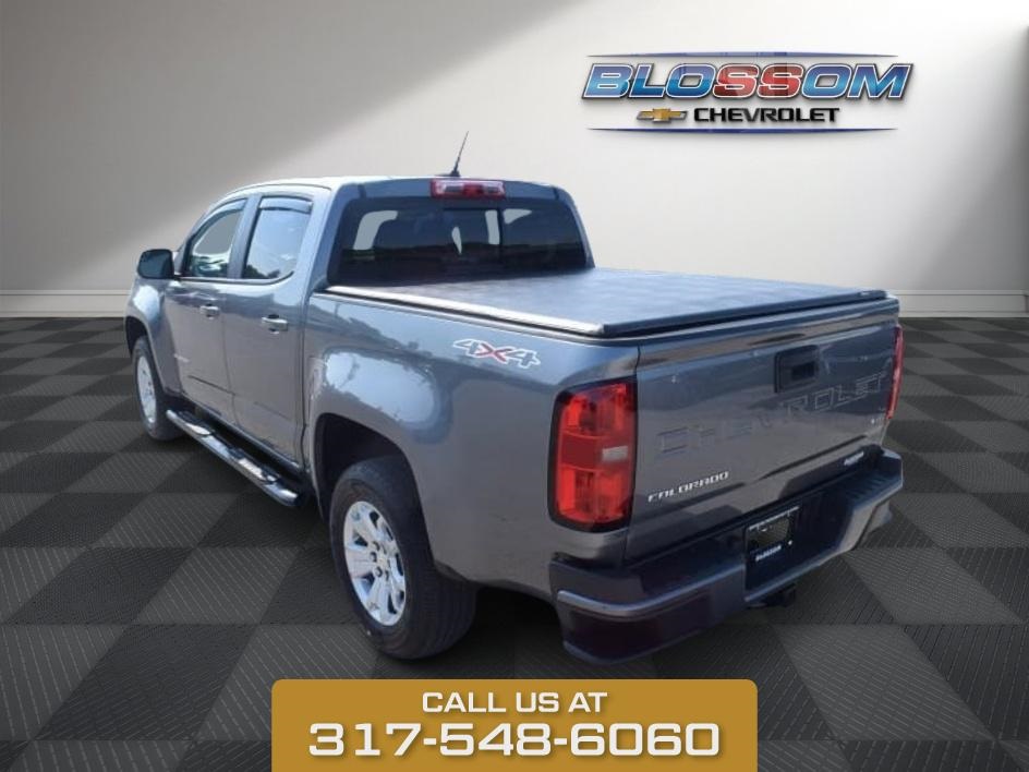 2021 Satin Steel Metallic Chevrolet Colorado LT 4X4 Truck