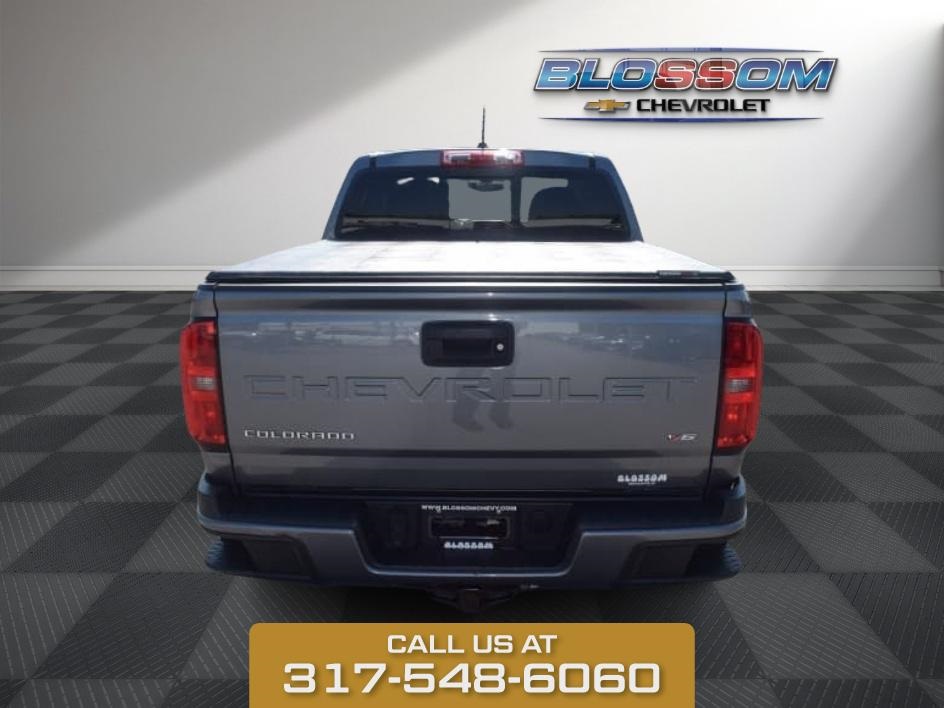 2021 Satin Steel Metallic Chevrolet Colorado LT 4X4 Truck