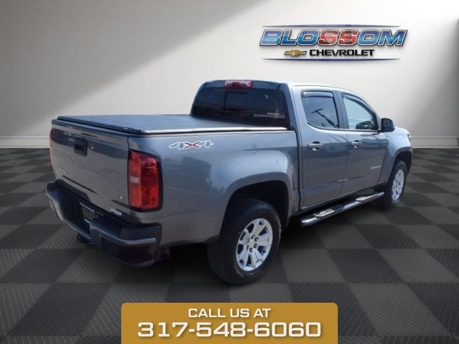 2021 Satin Steel Metallic Chevrolet Colorado LT 4X4 Truck