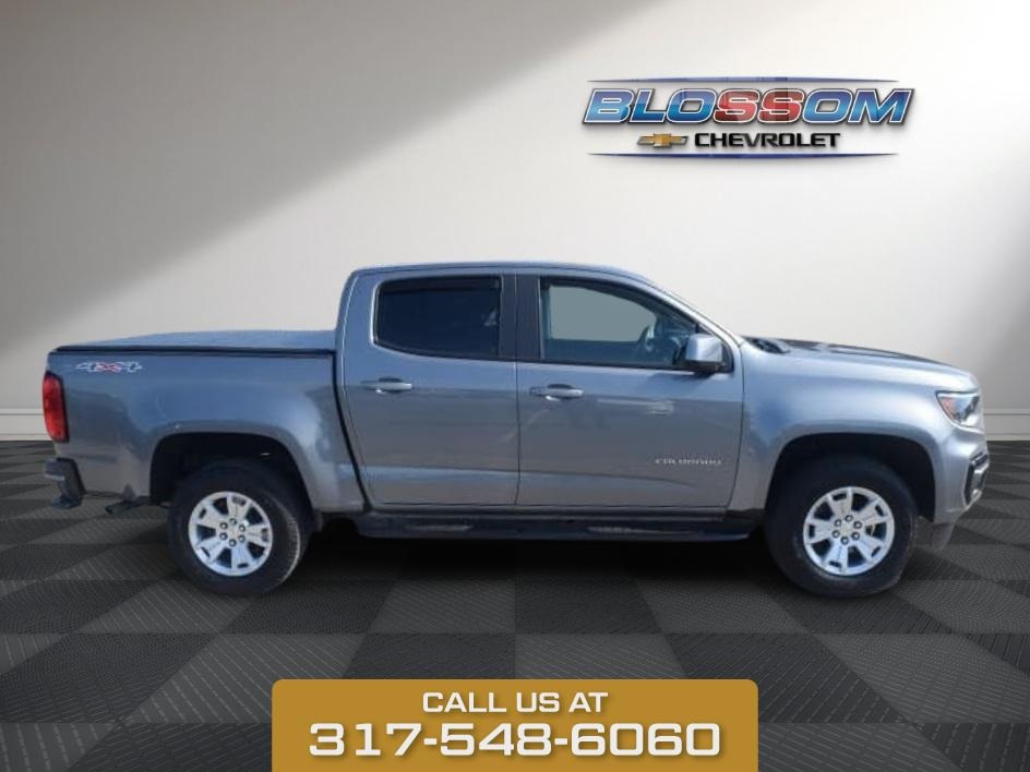 2021 Satin Steel Metallic Chevrolet Colorado LT 4X4 Truck
