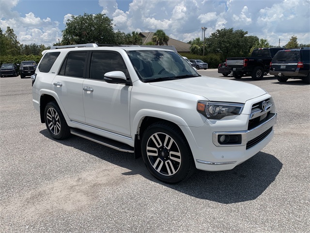 2020 White Toyota 4Runner Limited RWD SUV