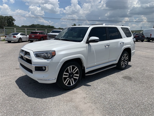 2020 White Toyota 4Runner Limited RWD SUV