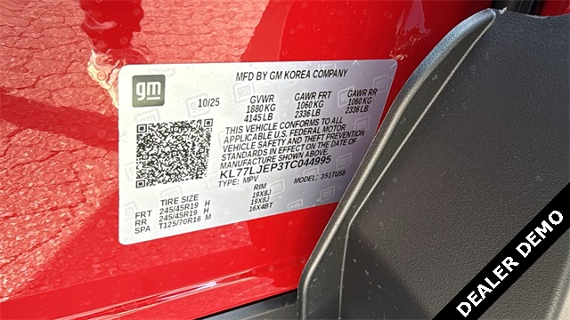 new 2026 Chevrolet Trax car, priced at $28,780