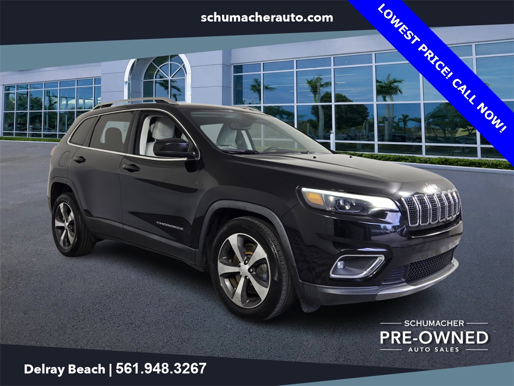 used 2019 Jeep Cherokee car, priced at $10,958