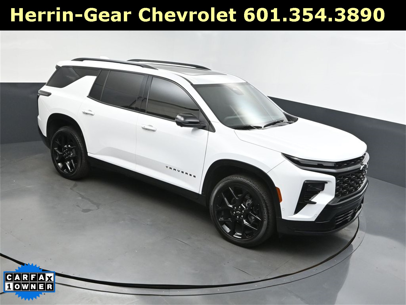 2024 Summit White Chevrolet Traverse RS AWD SUV
