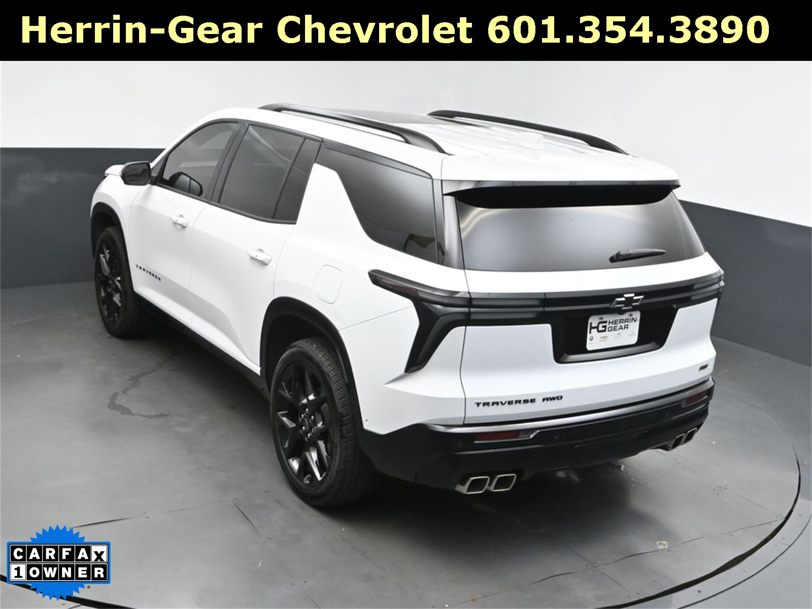 2024 Summit White Chevrolet Traverse RS AWD SUV