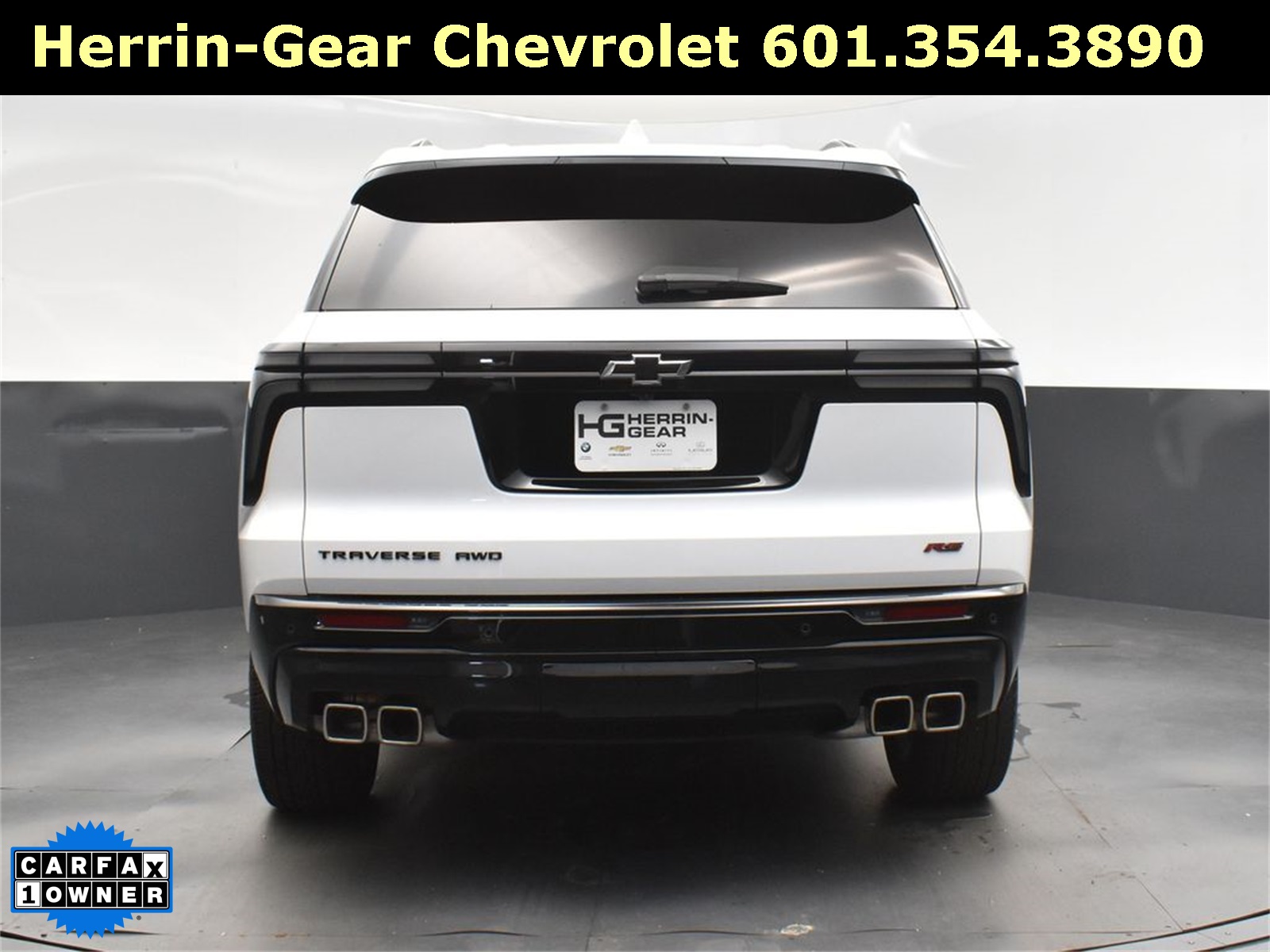 2024 Summit White Chevrolet Traverse RS AWD SUV