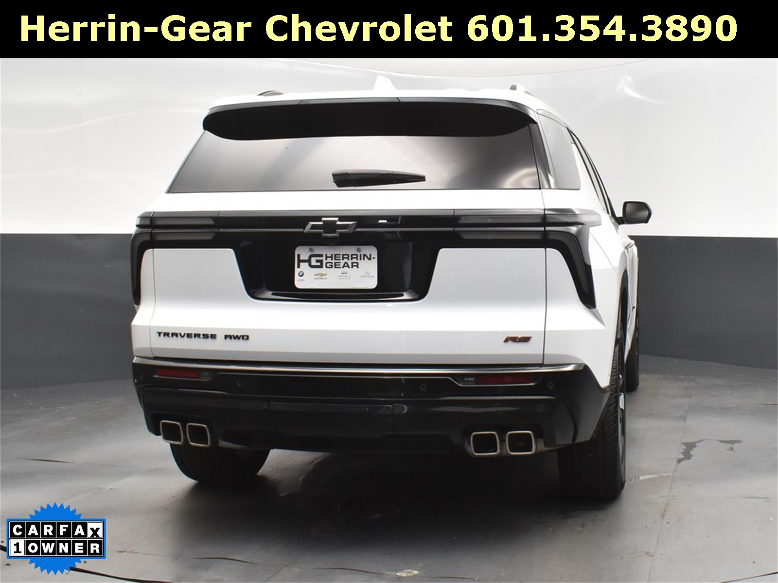 2024 Summit White Chevrolet Traverse RS AWD SUV