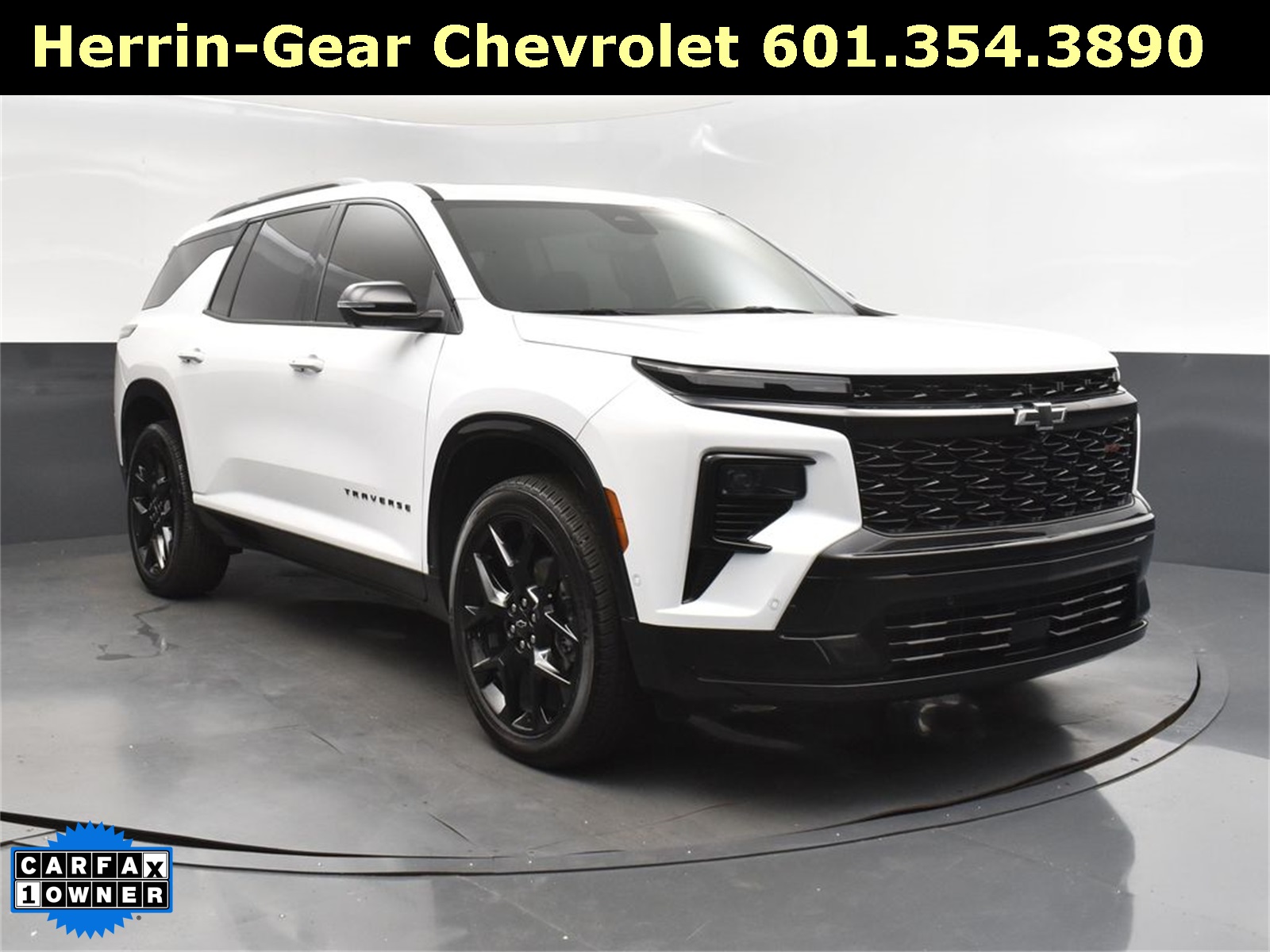 2024 Summit White Chevrolet Traverse RS AWD SUV