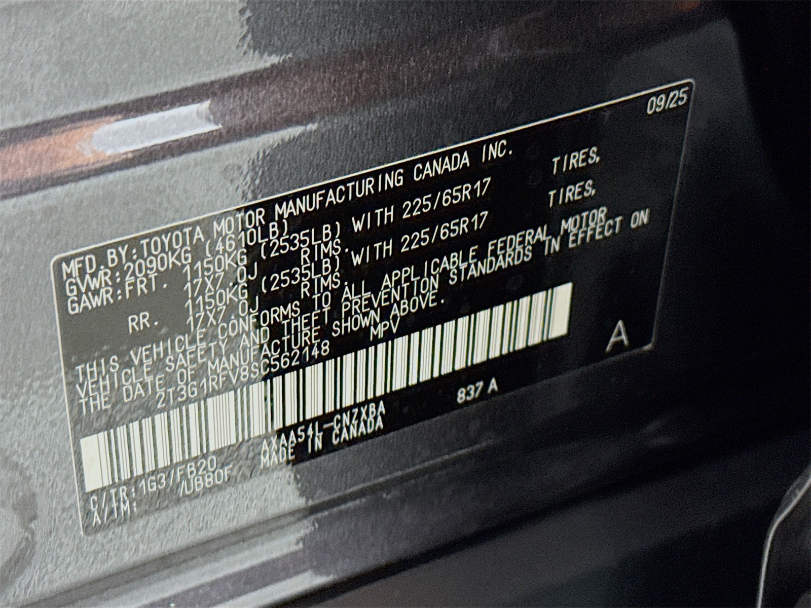 2025 Toyota RAV4 LE photo 20