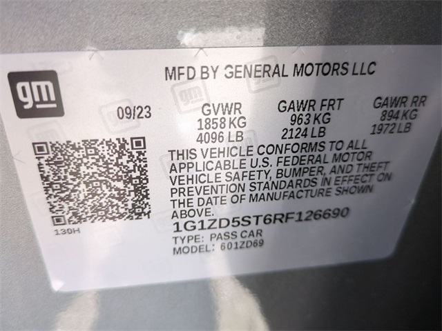 used 2024 Chevrolet Malibu car, priced at $17,811