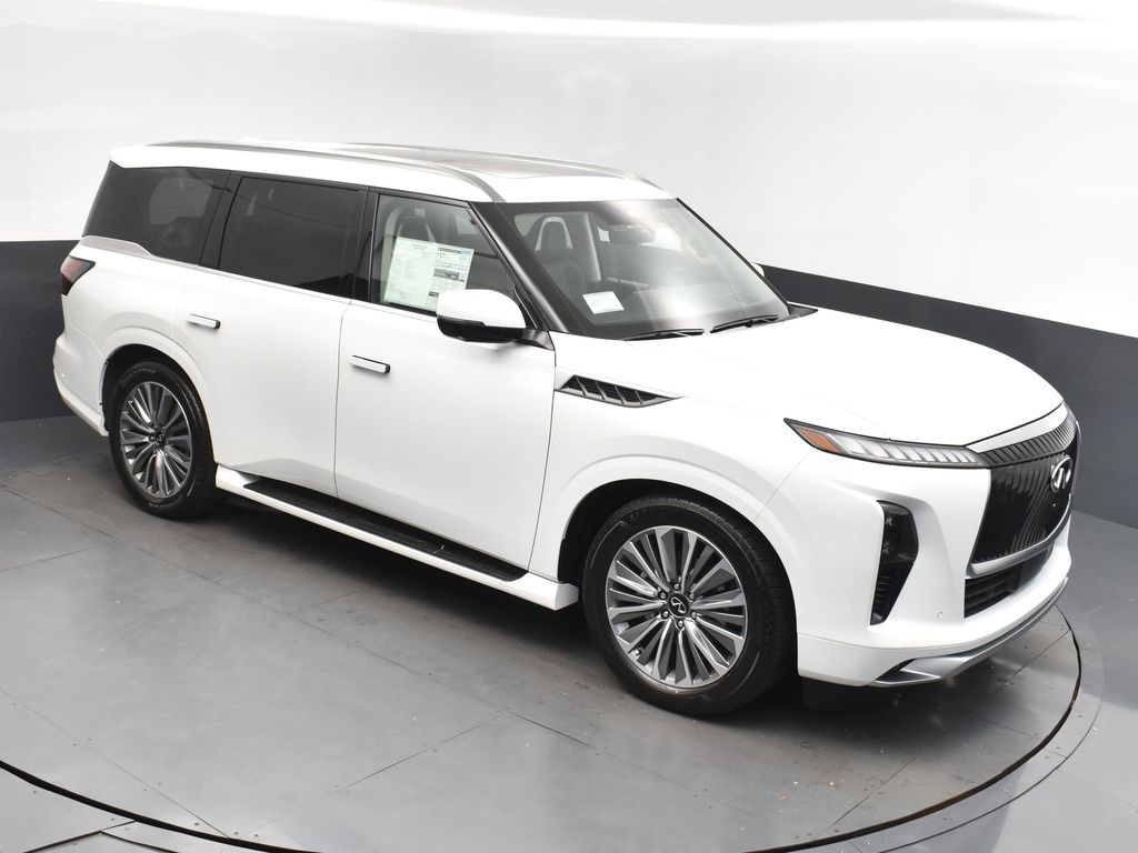 2025 Radiant White INFINITI QX80 SENSORY SUV