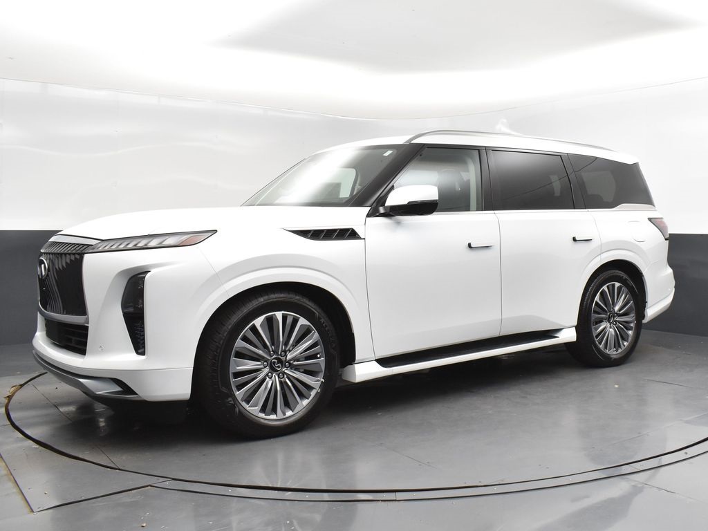 2025 Radiant White INFINITI QX80 SENSORY 4X4 SUV