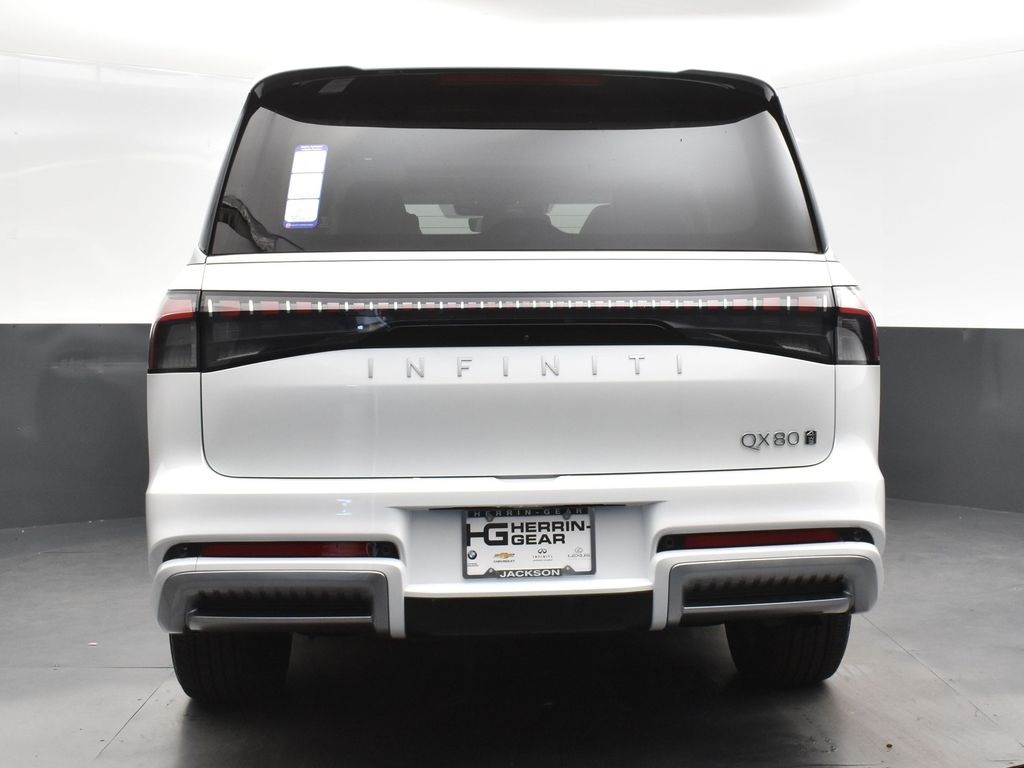 2025 Radiant White INFINITI QX80 SENSORY 4X4 SUV