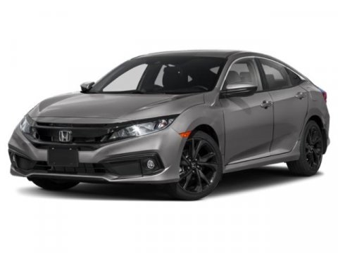 2021 Aegean Blue Metallic Honda Civic Sedan Sport Sedan