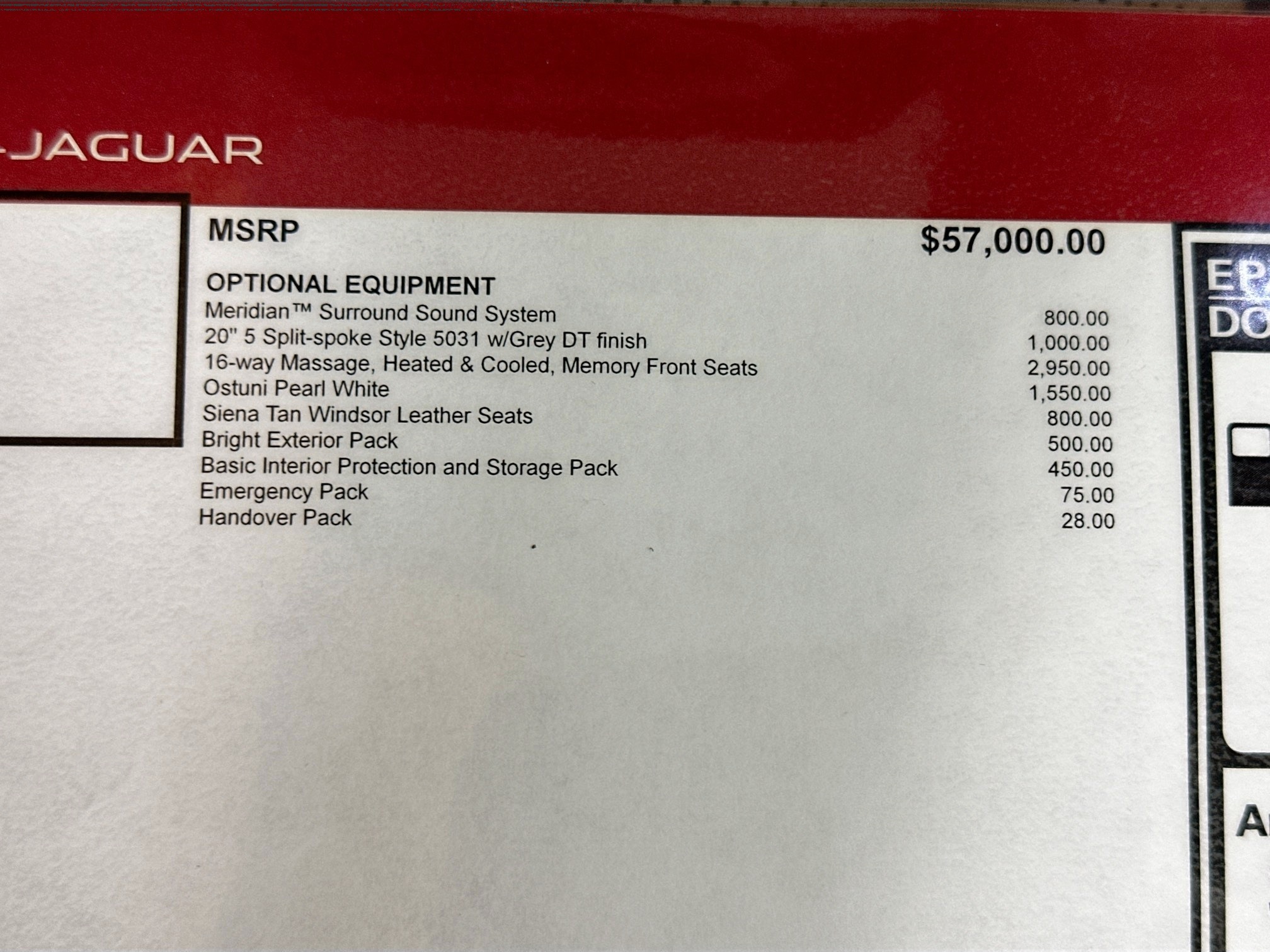 new 2026 Jaguar F-PACE car, priced at $66,528