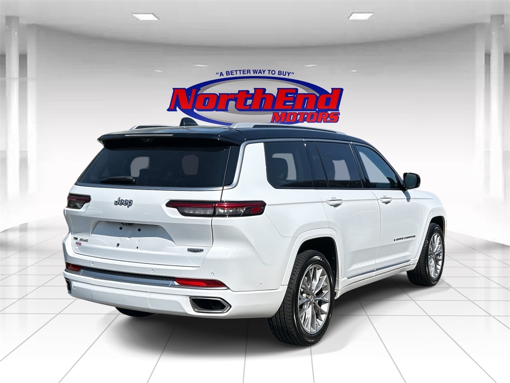 2022 Bright White Clearcoat Jeep Grand Cherokee L Summit 4X4 SUV